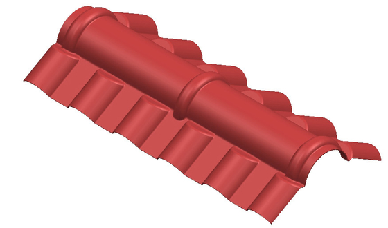 Machine à tuiles pour toits en PVC en plastique personnalisable