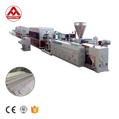 380V 50hz ligne de production de feuilles de faux marbre PVC à double vis avec conception à double vis