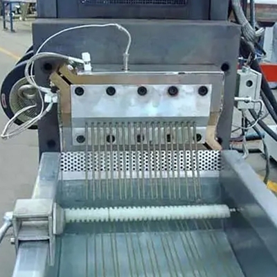 Machine d'extrusion de granulés en plastique à vis unique à 1500 tr/min utilisant du matériau à vis 38CrMoALA