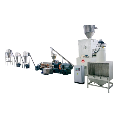 Ligne d'extrusion WPC à base de PP PE à granulés400 avec une production de 12800 kg
