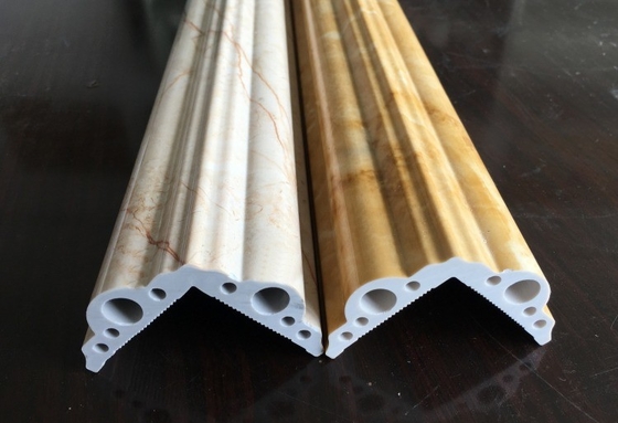 Ligne d'extrusion de feuille de marbre à imitation en PVC à double vis avec matériau de vis 38CrMoALA