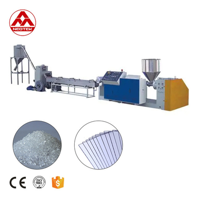 380V 50hz Voltage PC Pelletizing Extrusion Line pour la fabrication