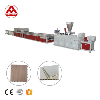 Ligne d'extrusion en PVC WPC à double vis de type 19500 KG à rotation conique conique pour les besoins