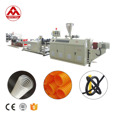 45 kW de puissance ligne d'extrusion de tuyaux ondulés à paroi unique pour les produits 11000X2000X2600