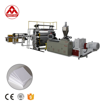 188 1 Ratio L/D vis ligne d'extrusion de carton mousseux sans PVC pour la production à grande échelle