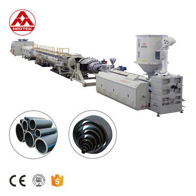 LG250 Ligne d'extrusion de tuyaux en PE d'approvisionnement en eau et en gaz avec ratio L/D de vis de 33 1