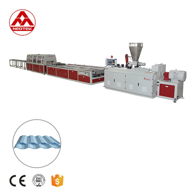 Ligne d'extrusion de tôle creuse en PVC à double vis avancée en 38CrMoALA