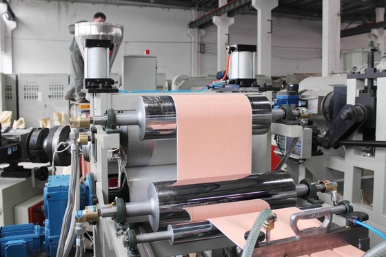 Ligne d'extrusion de revêtement en PVC personnalisable avec tension 380V 50hz et puissance 250kW