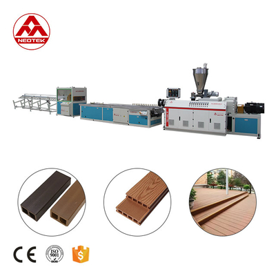 YF300 PP PE Base WPC ligne d'extrusion avec co-rotation cônique double-vis et 36 tours par minute