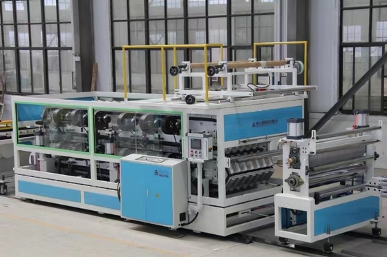 Ligne d'extrusion de carreaux de toiture en PVC à double vis conique en plastique