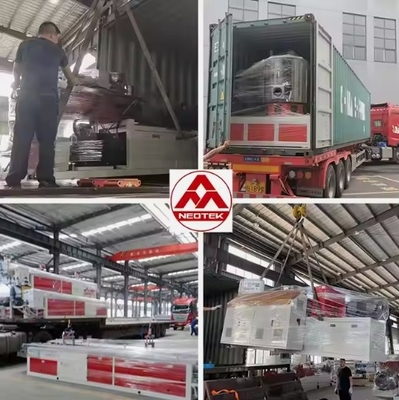 Machine d'extrusion de panneaux en mousse de PVC pour la fabrication de meubles certifiée CE