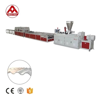 Machine d'extrusion de tôle creuse en PVC conique à double vis co-rotative personnalisable